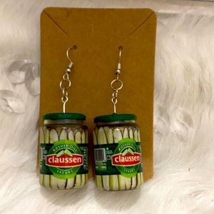 Mini Pickle Jar Earrings